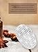 Wholesalegemshop Selenite (Flower of Life Engraved) Gemstone Carved Palm Stone/Pocket Palm Stone/Reiki Healing & Crystal Grid for Natural Body Chakra Balancing