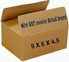 3 Ply Plain Corrugated Golden Boxes/Gift Packaging Boxes 9 inch x 6 inch x 4.5 inch (150)