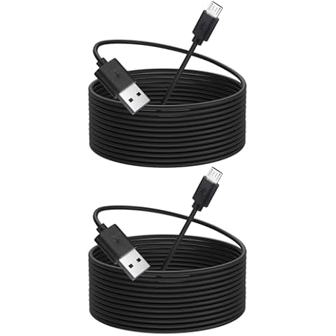 Smays 16 ft Charging Cable for PS4 Cover