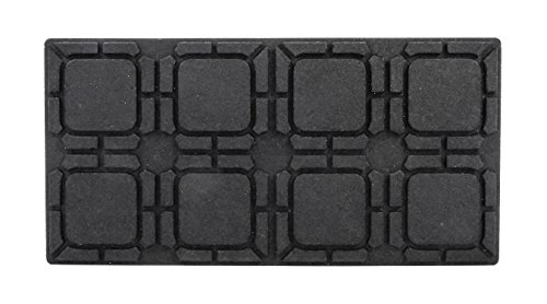 Camco 44601 Universal Leveling Block Flex Pads - Prevent Jacks And Stabilizers From Sinking Into Soft Ground - Measure 8.5" X 17" - 2-Pack,Black #TOP6