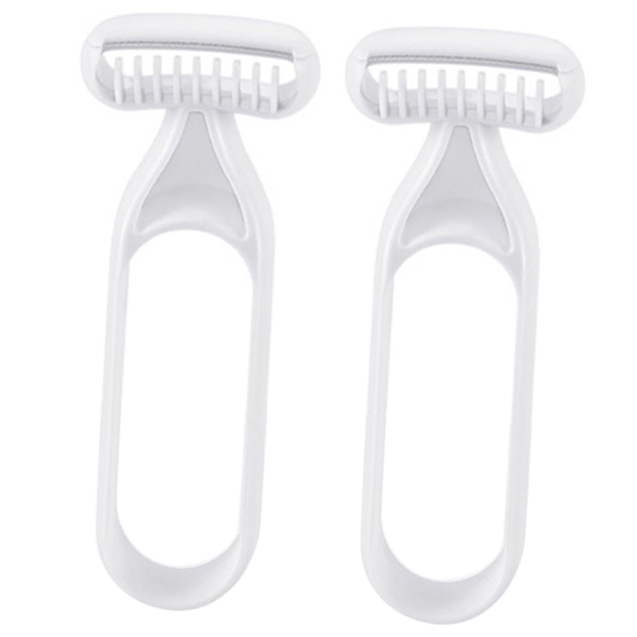 FRCOLOR Portable Hair Remover 2pcs Women's Body Hair Shaver Eyebrow Razor Armpit Shaving Tool Precision Trimmer for Smooth Easy Grooming