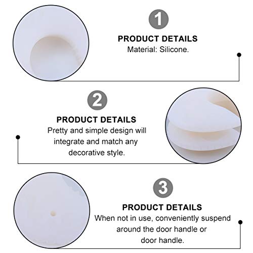 EXCEART 2 Peças de Proteção de Aperto de Porta de Silicone para Bebô á  Prova de Proteção de Dedos E