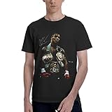 Mike Boxer Tyson World Heavyweight Champion Men's T Shirt Cotton Sleeve Crewneck T-Shirt Classic Graphic Tees Clothes Top Black Xx-Large