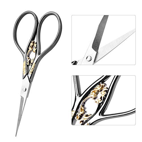 1 stuks antieke schaar, roestvrijstalen kleermakersschaar huishouden doe-het-zelf naaitoebehoren kleine schaar #3 - Image 8