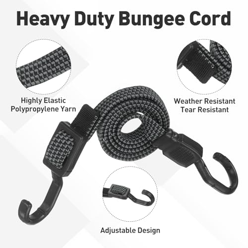 Corde élastique avec crochet PATIKIL sangle réglable 100cm 2Pcs