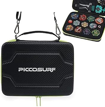 LENITH PICCOSURF Battling Tops Soft Carrying Cross Bag Case Storage Organizer with Shoulder Strap for Burst Spinning Tops Launcher Storage Box