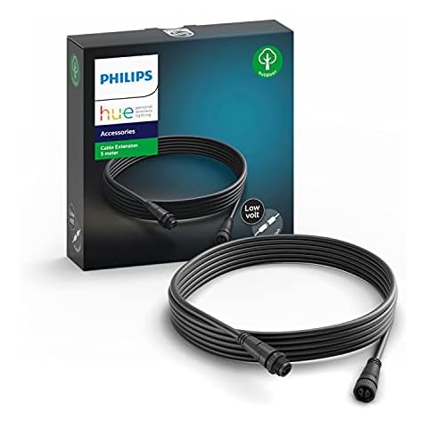 Philips Hue Outdoor Extension Cable 5M, Black Cover