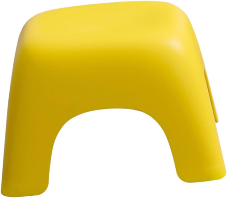 SOLUSTRE Small Non Slip Stool Lightweight Plastic Sitting Step Stool for Stackable Design Load Bearing Footstool for Bathroom Bedroom and Shoe Changing Use