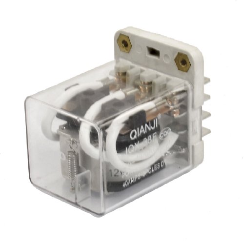 IIVVERR JQX-38F DC 12V Coil 11 Pin 3PDT Power Relay 40A (JQX-38F DC 12V Coil 11 Pin 3PDT Power Relay 40A