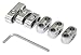 WIRE SEPARATORS, CHROME, dune buggy vw baja bug