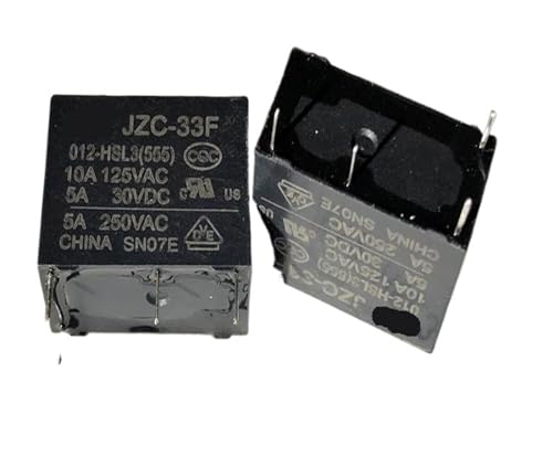Relais 4 broches JZC-33F 012-HSL3 pour réparer carte électronique 12V