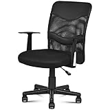 Giantex Office Chair Mesh Back Seat Height Adjustable Swivel Business Office Seat