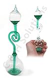 C&H Solutions Colorful Office Thinking Hand Boiler, Glass Science Energy Transfer, Children Science Experiment, Love Birds Color Meter Hand Boiler (Green) By