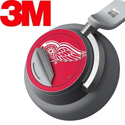 Skinit Decal Audio Skin Compatible with Surface Headphones - Officially Licensed NHL Detroit Red Wings Solid Background Design