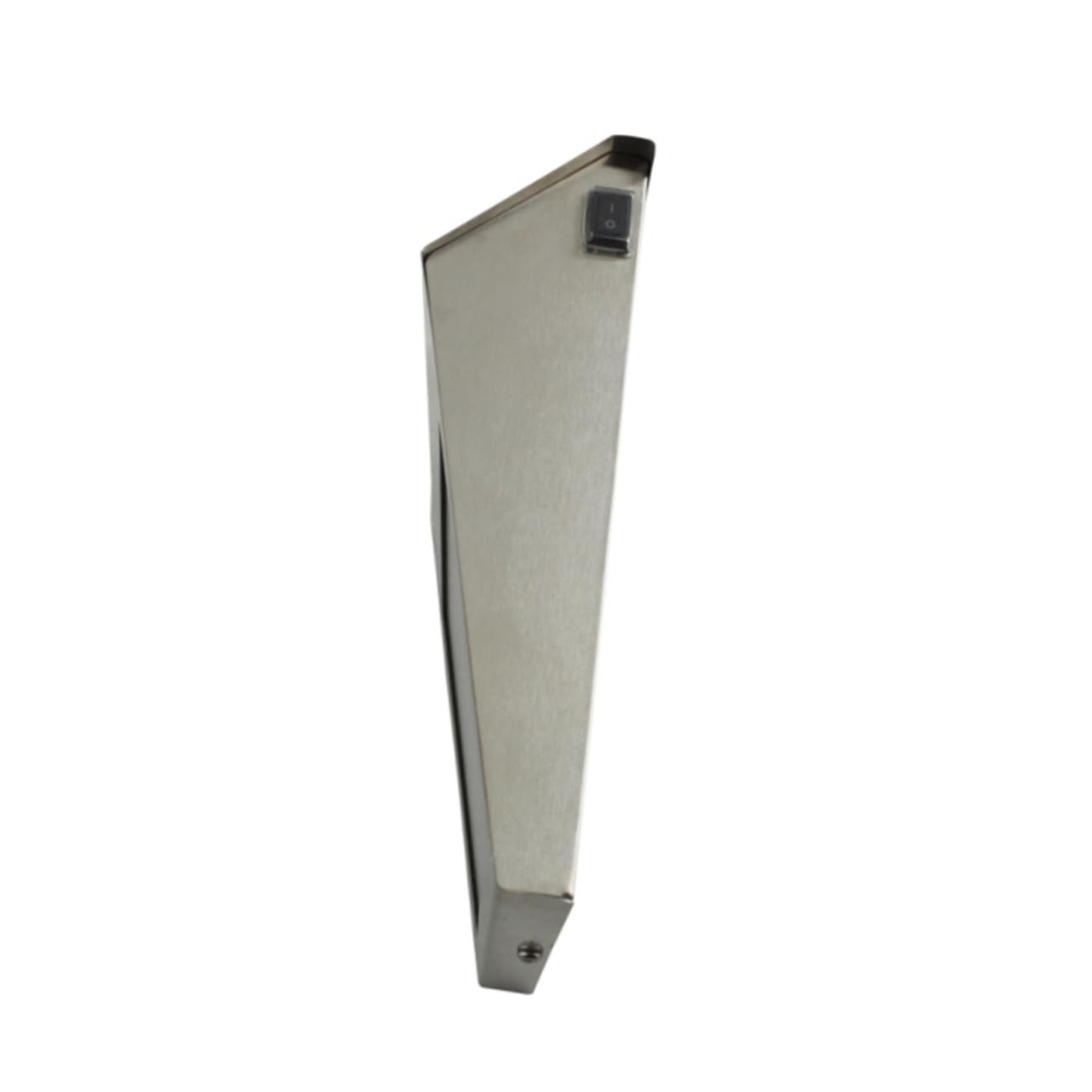 Targa Indirizzo Luminosa Solare in Acciaio Inox, Argento