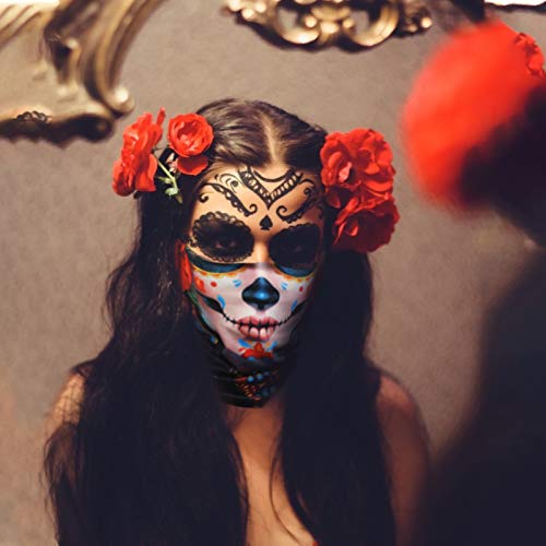 LANMOK 1pcs Skull Neck Gaiter Halloween Skull