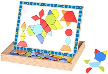 Magnetic Puzzles for Toddlers - Ideal Wooden Pattern Imagination Magnet Board for Kids - Fun and Educational Toy for All Ages
