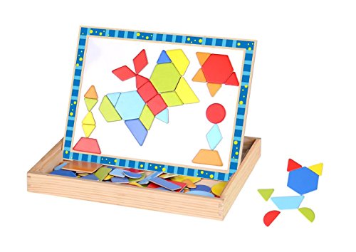 Magnetic Puzzles for Toddlers - Ideal Wooden Pattern Imagination Magnet Board for Kids - Fun and Educational Toy for All Ages