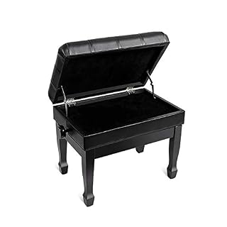 TEmkin Tabouret de Piano, Tabouret de Piano réglable en Hauteur, Banc de Piano de Luxe, avec Coussin imperméable et intérieur Solide Rabattable, Rangement supplémentaire pour la Musique - Les Beatles, Paul McCartney, John Lennon, RIngo Starr, George Harrison TEmkin Tabouret de Piano, Tabouret de Piano réglable en Hauteur, Banc de Piano de Luxe, avec Coussin imperméable et intérieur Solide Rabattable, Rangement supplémentaire pour la Musique – Image 2