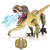 VERTOY Remote Control Dinosaur Toys for Kids 3 4-7 8-12 Year Old - Realistic T-Rex Gift for Boys, RC Walking Dino with Light, Roaring, Spray, Touch Sensing