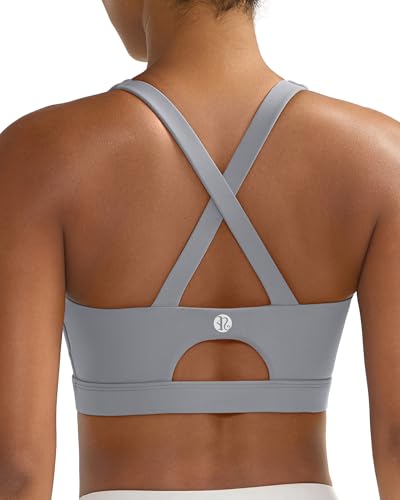 Image of RUNNING GIRL Sports Bra for Women High Support,Molded Cup Strappy Running Sports Bras with Sewn in Pads