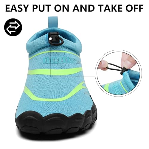 Image of Mishansha Womens Mens Water Swim Shoes Wide Toe Box Barefoot Shoes US Size 5.5-13.5 Women / 3-11.5 Men