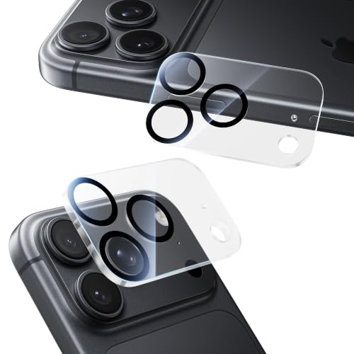 NIMASO �J�����t�B���� iPhone 18 Pro �p �J�����ی� �A�N���� �����Y�J�o�[ �N���A �Q���Z�b�g | 9H�����K���X �ϏՌ� �S�ʕی� ������� �I�o�I�[�o�[�h�~ �w��h�~ ������ �h�o �\��t���ȒP ��Phone 18 Pro �Ή� 