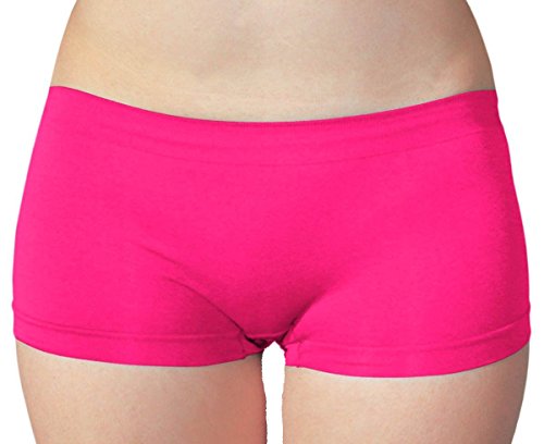 Dona Michi Short Fitted Stretch Tight Yoga Running Bike Exercise Shorts Underwear_Pink