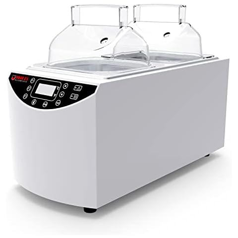 4E's USA Water Bath - Digital 5 Liter Laboratory Electric Water Bath with Precise Temperature Control, Double Safety Features, and Easy to Read LED Display, Model WB201 Cover