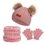 Ideal para un regalo: este conjunto cálido de invierno es una gran elección como regalo de cumpleaños, regalo del día de Acción de Gracias, regalo de Navidad, regalo de año nuevo, etc.