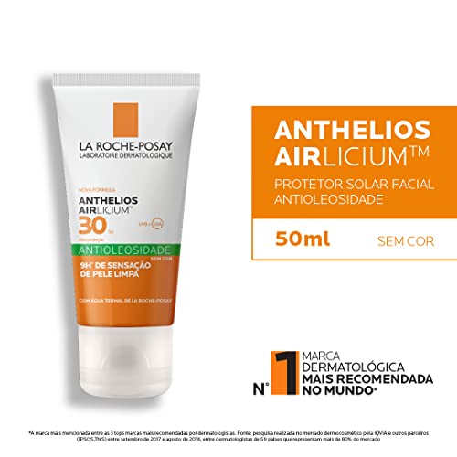 La Roche-Posay, Protetor Solar Anti-oleosidade, Sem Cor, 9H de Efeito Matte, Acabamento Invisível, F