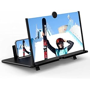 Wanmutrun 16” Inch MAGNIFIER for Cell Phone, 3D HD Screen Enlarger, Universal Compatibility, Portable Design, Great Gift