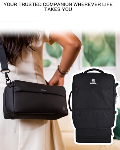 Image of Zingaro Combo Large 40l Travel Lapotp Bag For Men Women Laptop Backpack For Men Women Tech Organizer Pouch