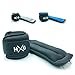JOWY HxG.Pesas de tobillo con correas ajustables para ejercicios de fitness. Tu casa es tu gimnasio. (1.5) negras.