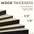 Fretwork Cross Wood Cutout, Available in Multiple Sizes and Thicknesses (Small 4" x 6" (Package of 10), 1/8" Baltic Birch Plywood)