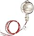 Gems Sensors 79999 316 Stainless Steel Float Single Point Level Switch, 2-1/16" Diameter, 1/4" NPT Male, 1-3/32" Actuation Level, 20VA, -40 to 480 Degree F, SPST/Normally Open