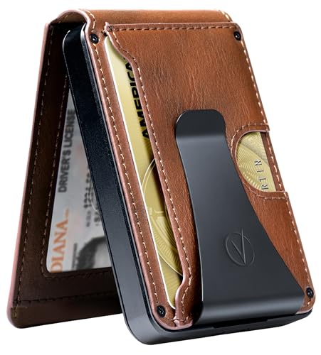 Image of Vantamo Premium Wallet for Men with Money Clip & Card Holder, Compact & Slim Wallet with RFID, 8-12 Cards, Perfect Gifts for Men