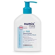 pH 5.5 Face and Body Wash for Sensitive Skin, Vitamin B5-Enriched Moisturizing Body Wash for Dry Skin, pH Balanced Bath Wash for Men and Women, 200mL