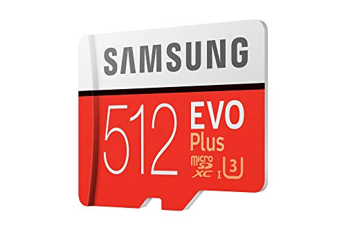 Image of Samsung EVO Plus 512GB microSDXC UHS-I U3 100MB /s Full HD & 4K UHD Memory Card with Adapter (MB-MC512GA)