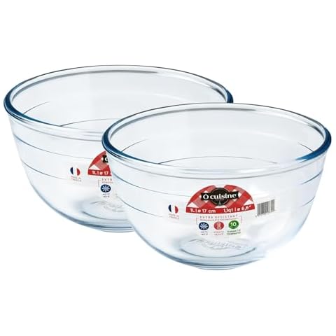 Ôcuisine® 1LT Round Mixing & Prep Bowls Cover
