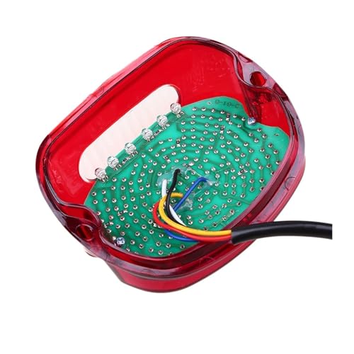 Intermitentes de moto 12V impermeables con luz trasera integrada 3