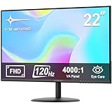 Minifire Écran PC 22 Pouces FHD (1920 x 1080), 120Hz, 107% sRGB, Mode Faible lumière Bleue, Angle de Vision de 178°, Design de Mode Ultra Edge, Adaptive Sync, HDMI 1.4×2 MF22X3AH