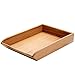 Produktbild NATUREHOME Classic Briefablage Holz Buche - 24x35x8cm liegende Aufbewahrung DIN A4 Organizer Schreibtisch zur Ablage für Dokumente & Briefe Ordnung in Büro Schule und Arbeitszimmer