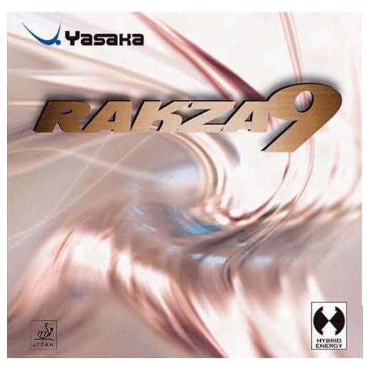 Yasaka Rakza 9 Table Tennis Rubbers (Black, 2.0 MM)