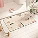 Produktbild Super Absorbent Floor Mat, Badematte Rutschfester Badezimmerteppich Badteppich, Duschvorleger, 70x120cm Schnell Trocknend Schmutzabweisende Pflegeleichte Waschbar Teppich, Bathroom Bath Mat, Rosa