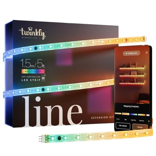 Twinkly Flex Kit – Additional mounting Clips and Accessories for Twinkly Flex LED Tube