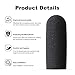 BOEEA Microphone Cover Compatible with David Clark M7A Mic Cover, M-4 / M-7 / H10 / H20 /DC PRO-X2 / PRO-2 / DC ONE-X ENC Headset Aviation Microphone Replacement Pop Filter Protector, Black