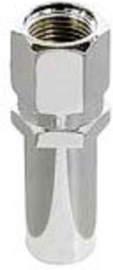 MCGARD 63000 Chrome Racing 1.365" Shank Style Lug Nut Set (1/2" - 20 Thread Size) - Set of 4