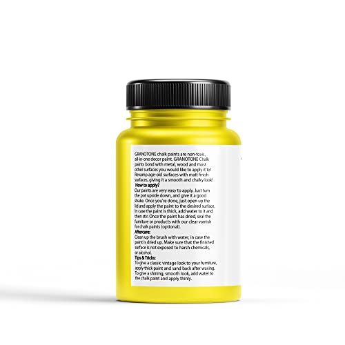 Image of GRANOTONE Chalk Paint Citron 120 ml Matte Finish