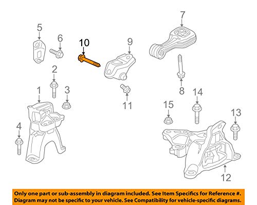 C2N - Safety Recall: 2017-2018 Honda Civic: Steering Gearbox 4 Genuine Honda Parts - Bolt (90108-TL1-G00)